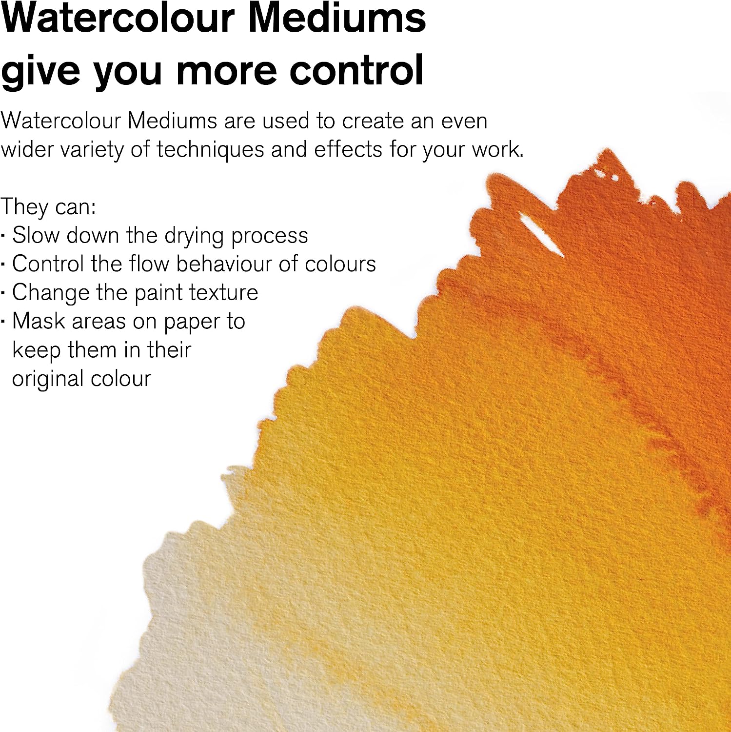 Winsor & Newton Watercolor Medium, Art Masking Fluid, 75ml (2.5oz) bottle,Yellow - Image 4